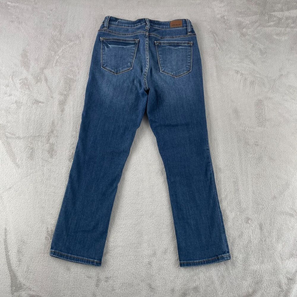 Judy Blue‎ Capri Fit Jeans Women 5/27 Blue Wash Straight Leg Stretch JB82154DK - Picture 4 of 9
